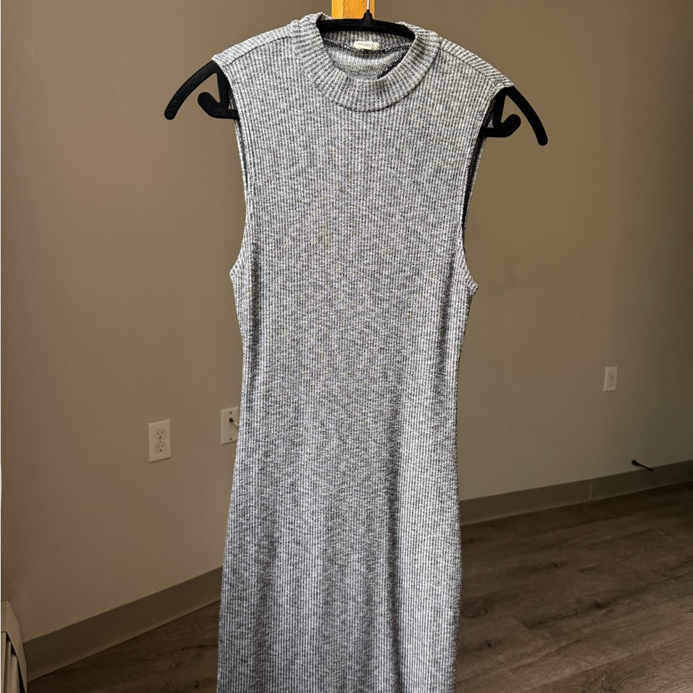 Garage Heather Gray Sleeveless Tank Dress